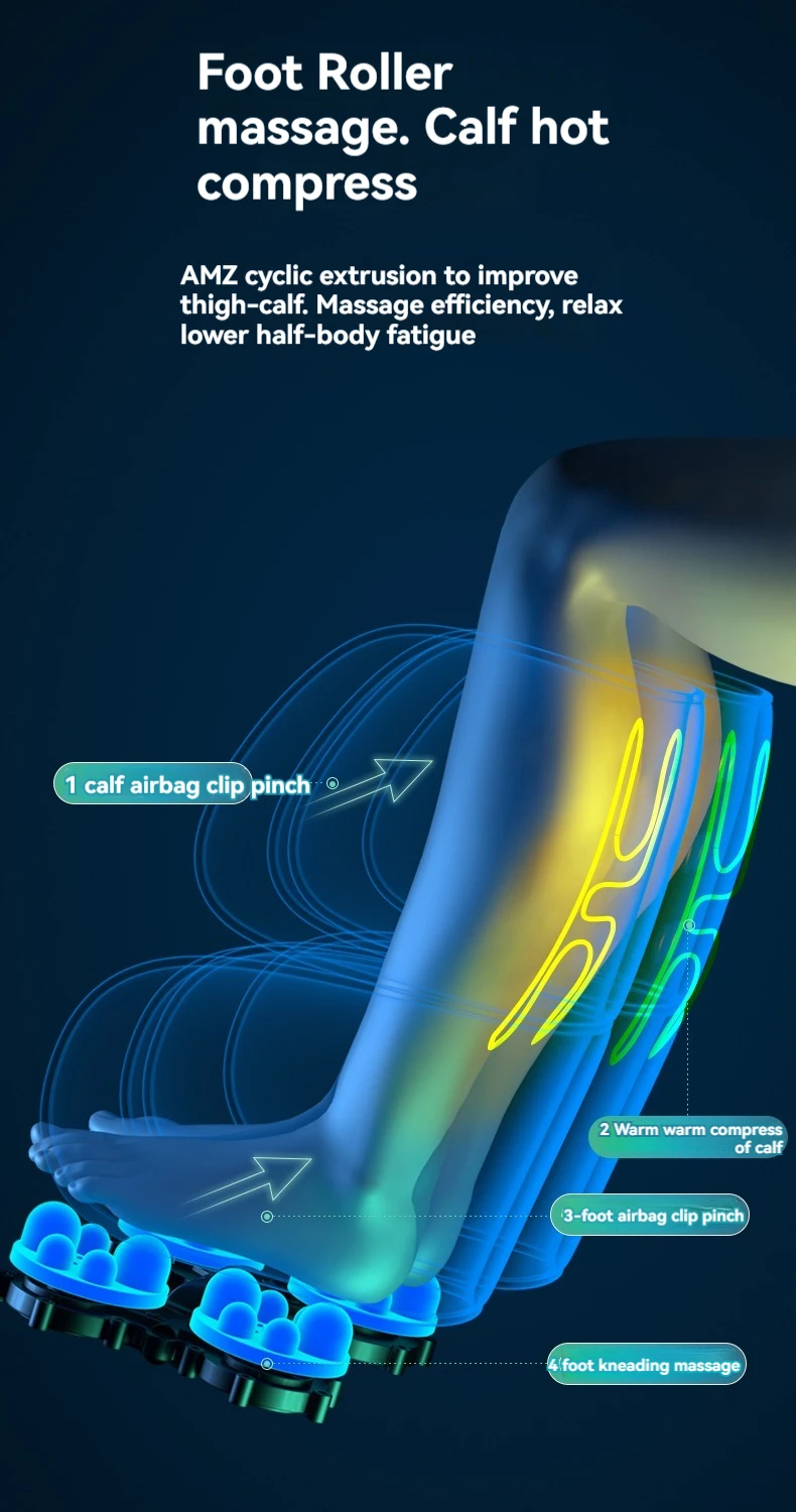 2024 New popular luxury home massage chair space full body massage 8D zero gravity massage sofa chair