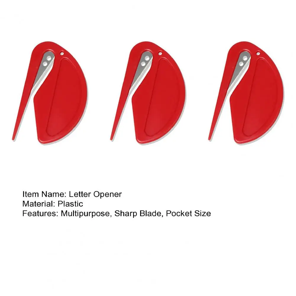 3 pcs Letter Opener Paper Cutting Tool For Kraft Roll Paper Scrapbooking Wrapping Package Christmas Envelope Mail Opener Cutter