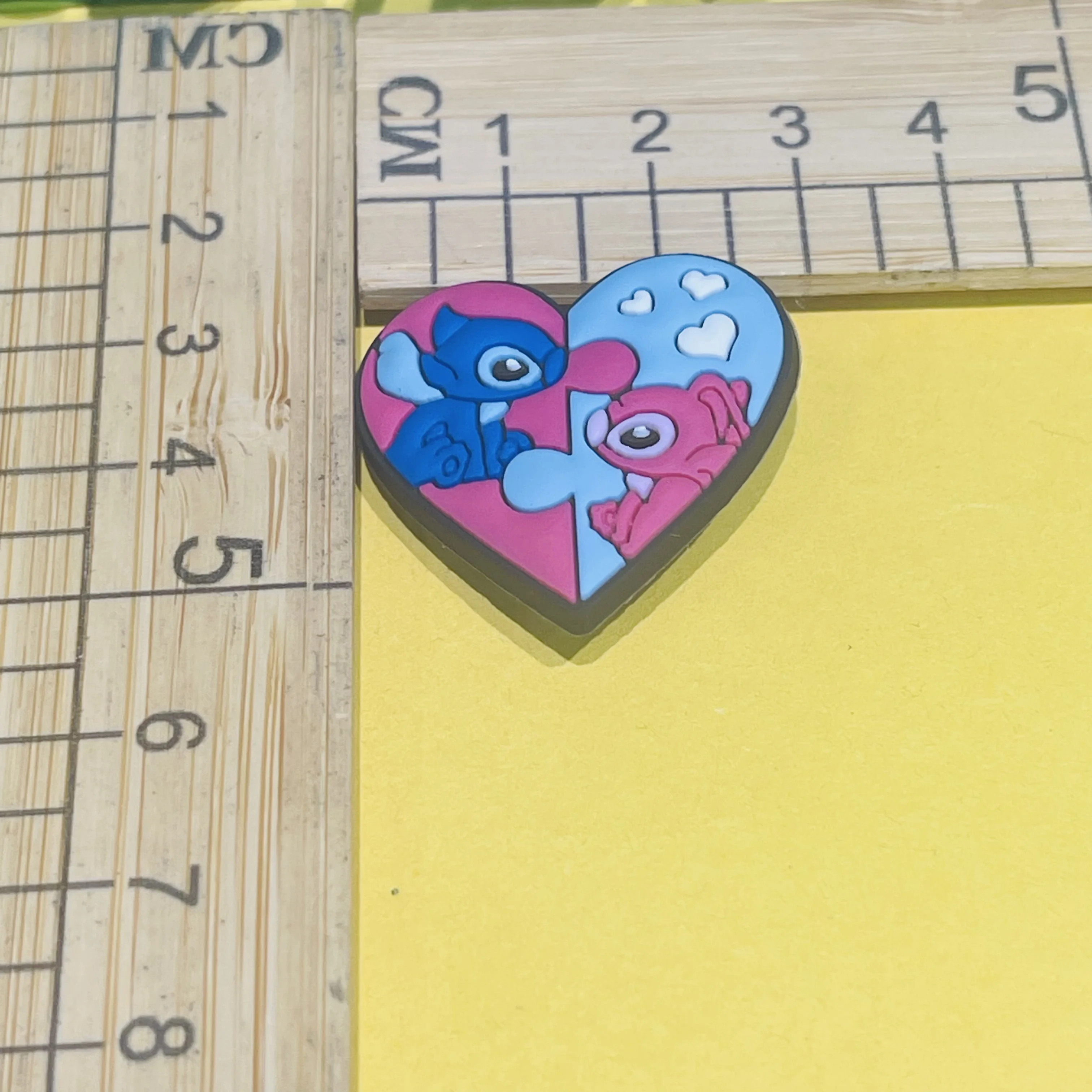 14-27pcs MINISO Stitch การ์ตูนรองเท้า Charms PVC DIY รองเท้าตกแต่งรองเท้าแตะอุปกรณ์เสริมสําหรับของขวัญเด็ก