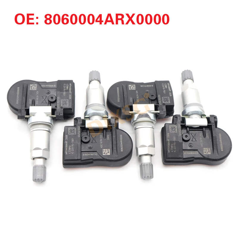 4 шт. датчик контроля давления в шинах TPMS 8060004 ARX0000 для Trumpchi M6 PRO GS3 GS4 GS5 GS7 GS8 GA8 E9 GA6 GAC Aion Y PLUS 433 МГц