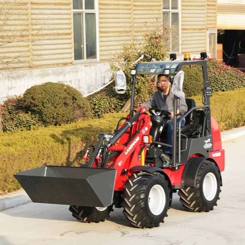 Mini loader with high efficiency and good maneuverability wheel loader  CE EPA Front End Type Wheel Mini Loader Customized