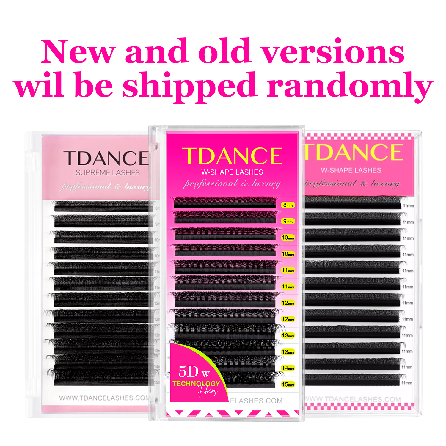 TDANCE 3D 4D 5D 6D Premade Fans Eyelash Extension W Style Faux Mink Natural Soft Bloom Lash Automatic Flowering Volume Eyelashes