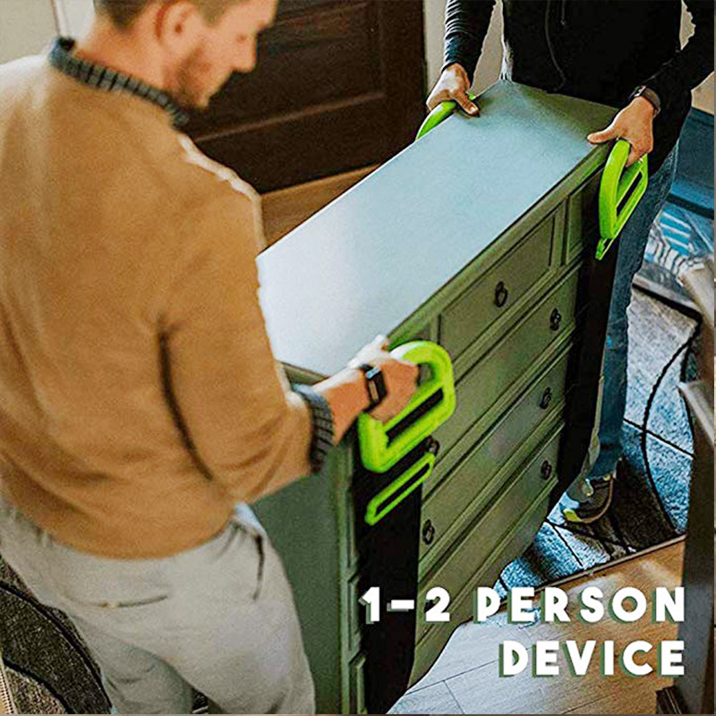 2 stuks draagriemen voor 2 personen Hef- en draagsysteem Hefriemen voor bewegende schouderbanden Veilige bewegende uitrusting