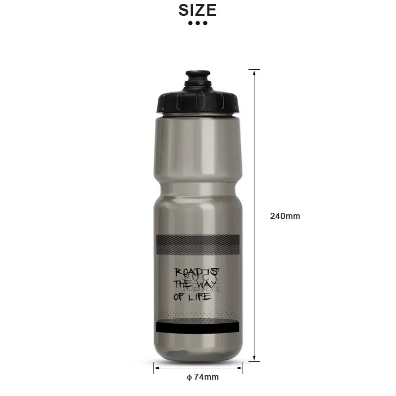RIDERACE ขวดน้ําจักรยาน 750ML PP5 พลาสติกสําหรับวิ่งกลางแจ้งปีนเขากีฬาบีบแก้วขี่จักรยานกาต้มน้ําจักรยานแบบพกพาถ้วย