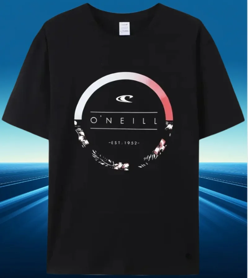 2025 neue Strand männer Sommer Heißer Verkauf männer Gekräuselt Worden 100 % baumwolle T Shirt Runde Girlande Logo Top qualität Tees