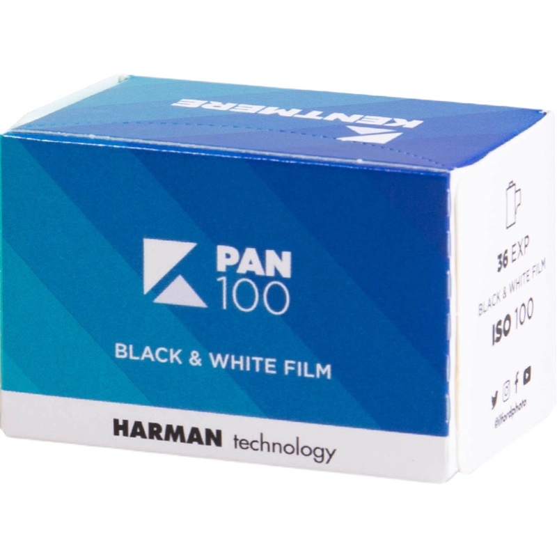 UK Kentmere PAN 100 135 mm Film rétro négatif noir et blanc 36 feuilles/rouleau