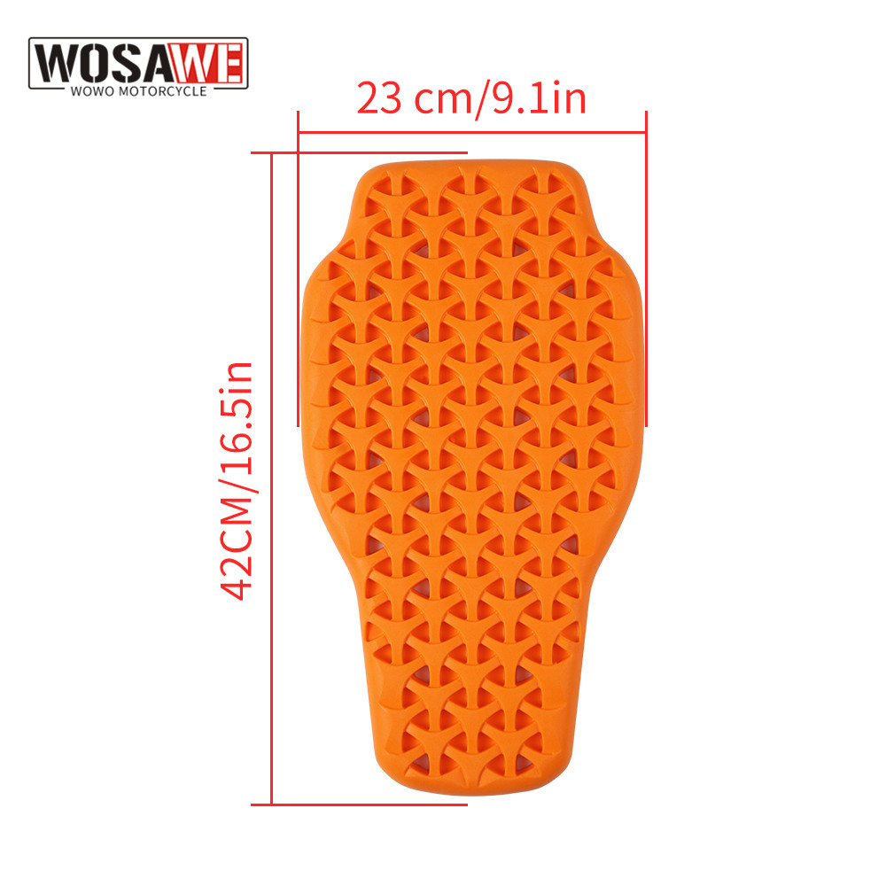 WOSAWE Armor Pads Schokabsorptie Body Protector voor Schaatsen Motor Biker Jassen Fietsen Bescherming Rijden