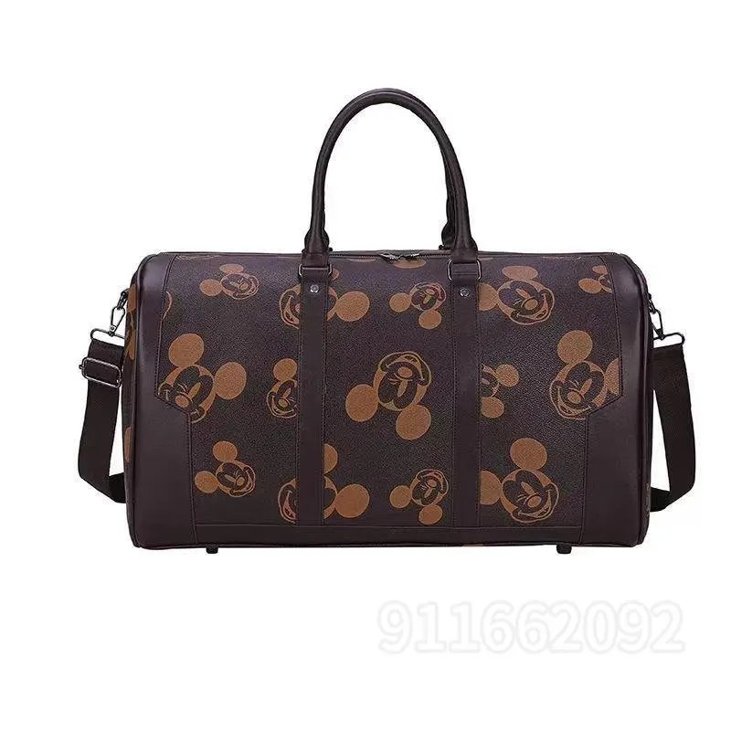 Disney Mickey Neue Mode Damen Reise Einkaufstasche Herren und Damen Gepäcktasche Große Kapazität One-Shoulder Messenger Bag