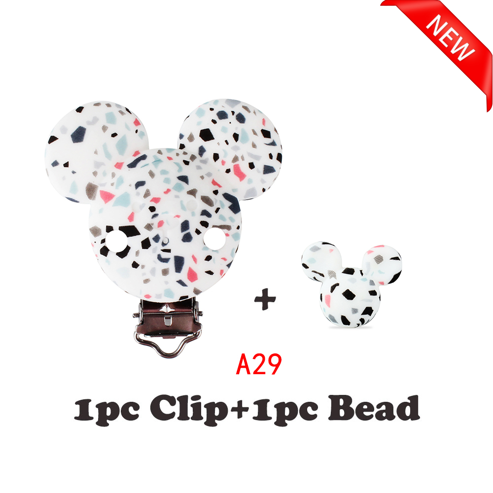 2 шт., силиконовые зажимы для бусин