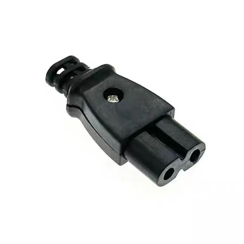 Toma de corriente macho C8, enchufe hembra C7, conector eléctrico integrado, 35mm x 15mm, CA 2,5a, 5A, 250v
