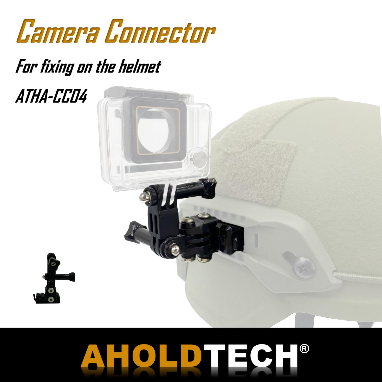 Aholdtech-accesorios tácticos para casco a prueba de balas, soporte para linterna, abrazadera de luz y conector de montaje NVG para cámaras Gopro Hero