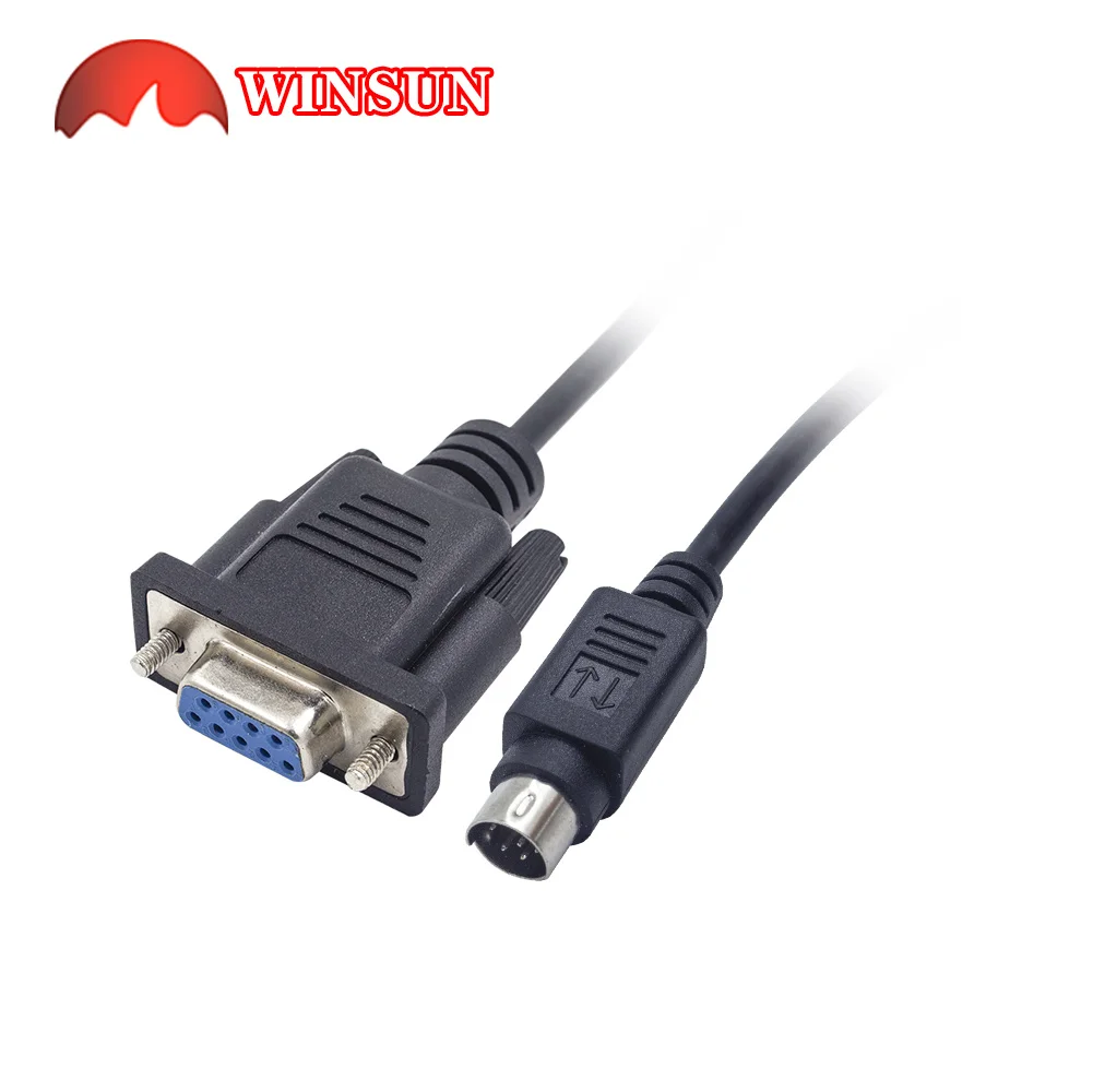 SC-11 Thích Hợp Cho Mitsubishi FX0N/1N/2N/0S/1 S/3U Series FX PLC cáp LậP Trình RS232 Đến Vòng 8 Pin USB-SC09-FX