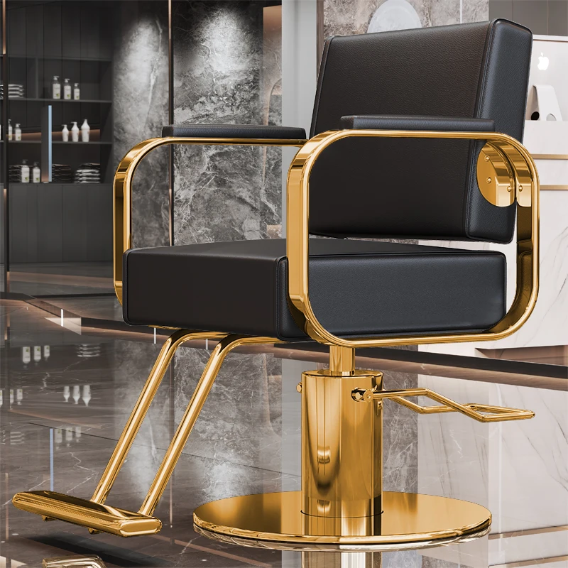 Professional Simpleตัดผมเก้าอี้คุณภาพอินเทรนด์สบายErgonomic Salonเก้าอี้จัดแต่งทรงผมSimple Sillon Barbero Salonเฟอร์นิเจอร์