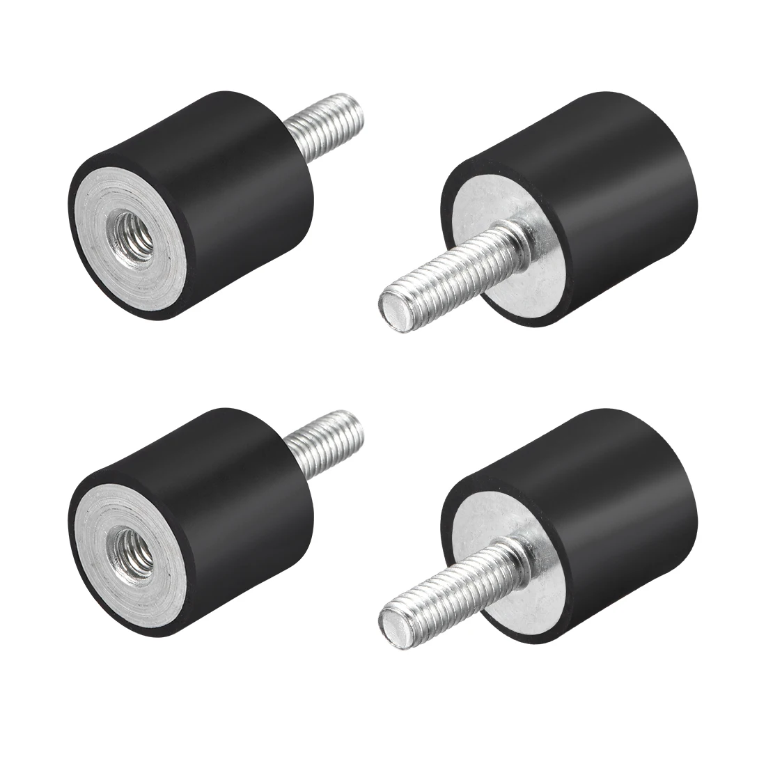 4 Uds M4 M6 M8 rosca macho hembra amortiguador de goma almohadilla amortiguadora montaje de bobina aislador antivibración tipo VD para bicicleta