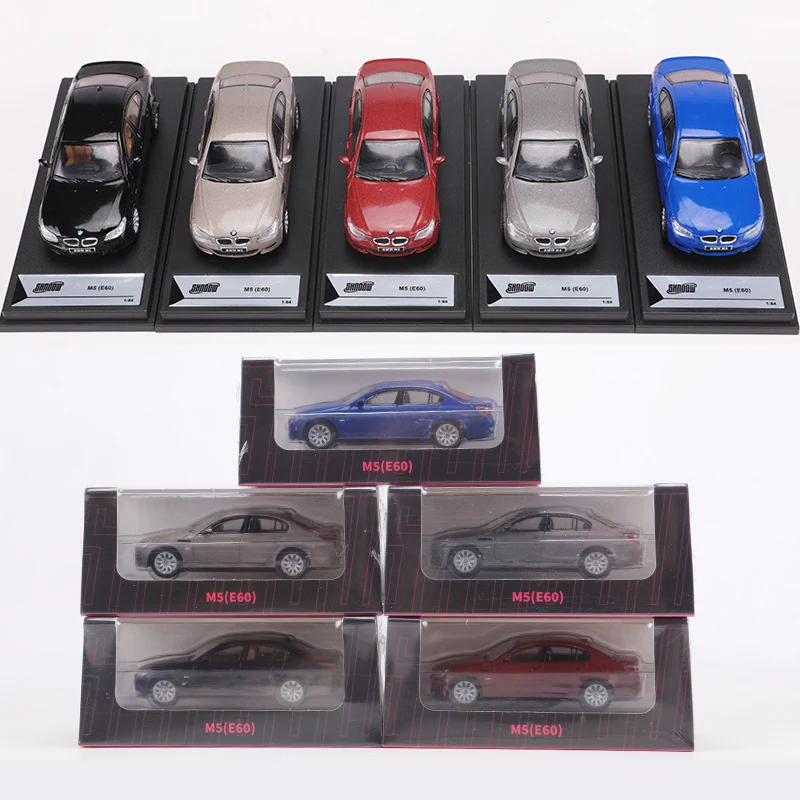 SHADOW 1:64 M5 E60 coche modelo de aleación para seis colores