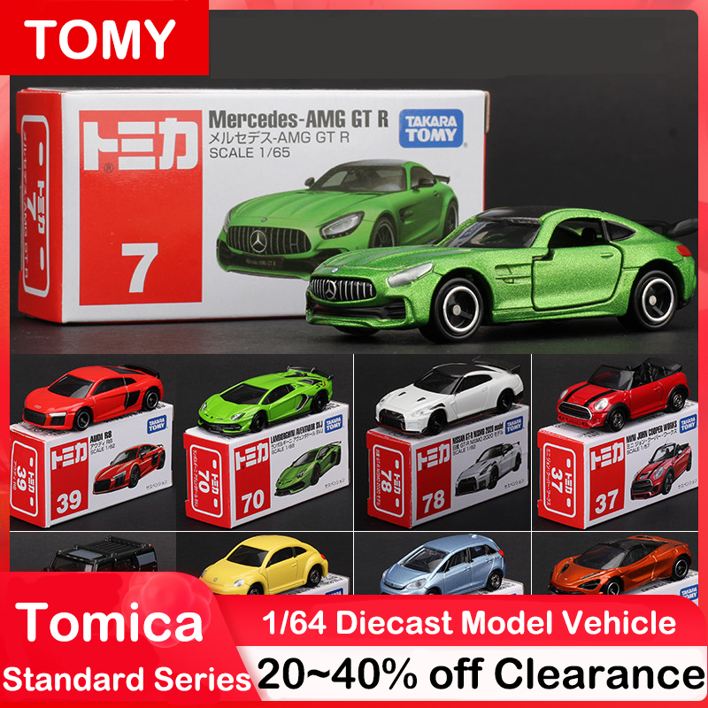 Tomica-Mini Diecast Alloy Car Model, Metal Veículos Esportivos, Vários Estilos, Presentes para Crianças, Hobby Collection