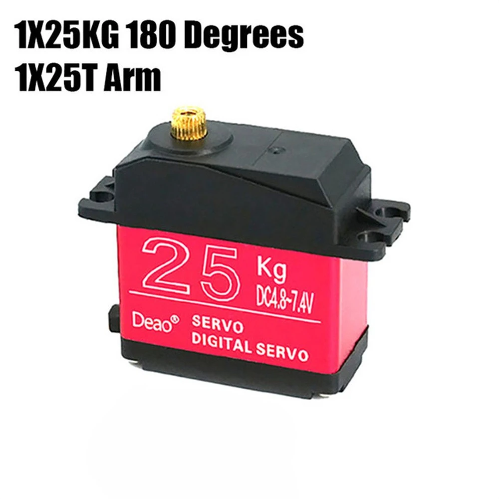 กันน้ํา 20KG 25KG 30KG 35KG Servo 180 องศา 270 องศาแรงบิดขนาดใหญ่ Digital Servo เกียร์โลหะสําหรับ RC รถรถบรรทุก