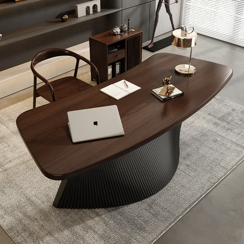 Asthetic Manager Executive Desk Modern Luxury Designer Workstation Office Table Conference Black Mesa De Escritorio Home Office