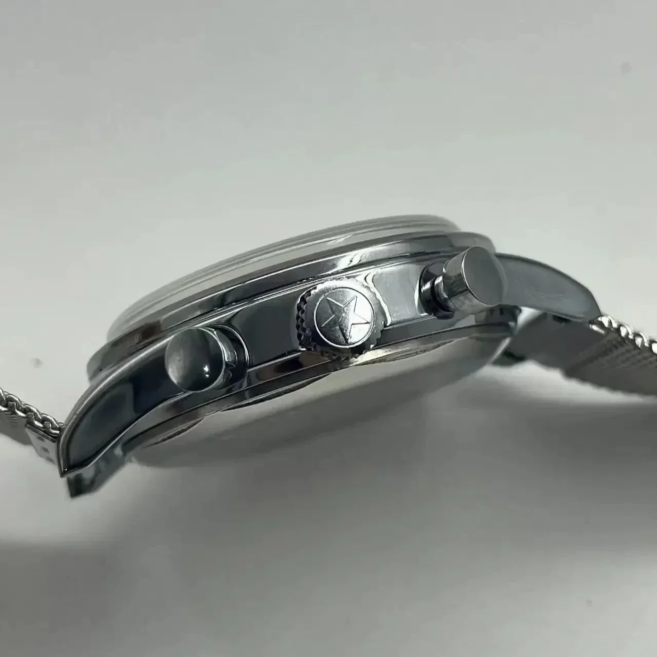 Relógios masculinos 1963 piloto relógio automático 42mm à prova dwaterproof água retro quartzo cronógrafo vestido vintage relógio