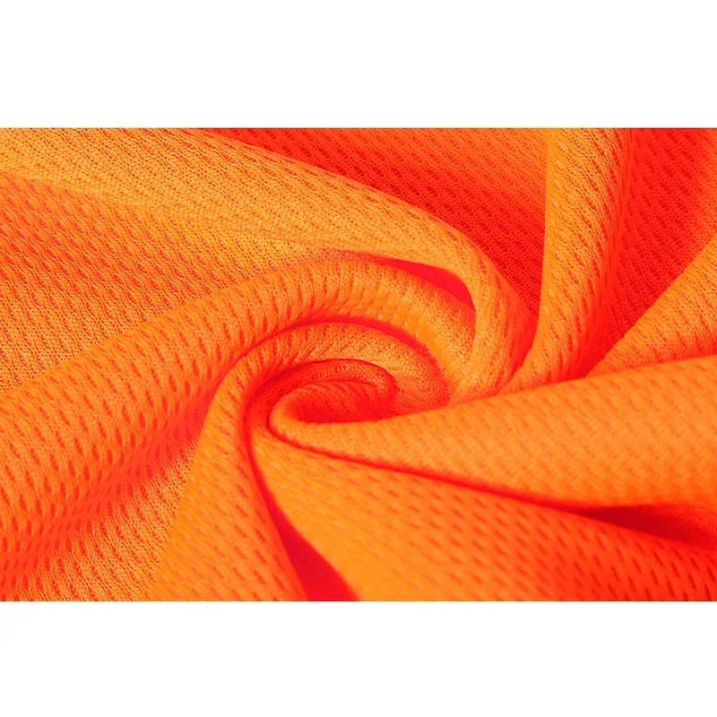 형광 노란색 높은 가시성 셔츠 반사 안전 티셔츠 긴 소매 Hi Vis 셔츠 빠른 건조 건설 작업복