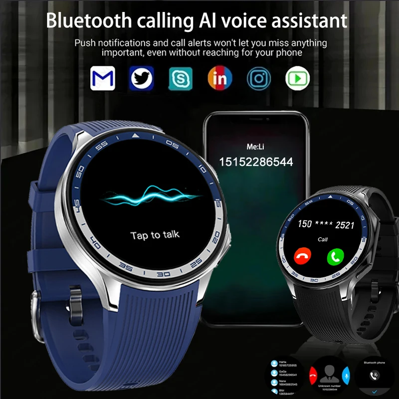 2024 新 Huawei 社 IOS 腕時計 X ハイエンドビジネス腕時計 32 グラム大メモリアルバムスマートウォッチ男性スポーツフィットネス防水ブレスレット