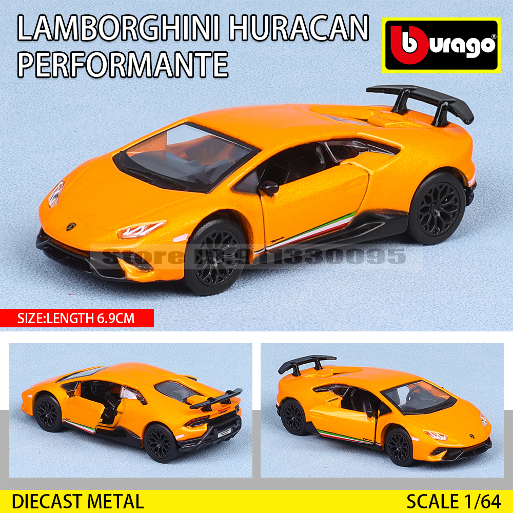 Bburago 1:64 golf Porsche 911 Shelby Raventon Mustang Lamborghini Collection Series Auto Spuitgieten Model kinderen Gift Speelgoed