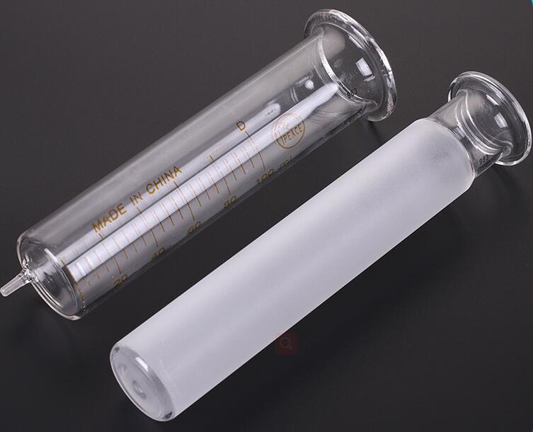 Jeringa de vidrio de 1ml, 2ml, 5ml, 10ml, 20ml, 30ml, 50ml, 100ml, inyector de aceite esencial para enema de alimentación para dispensación de líquidos