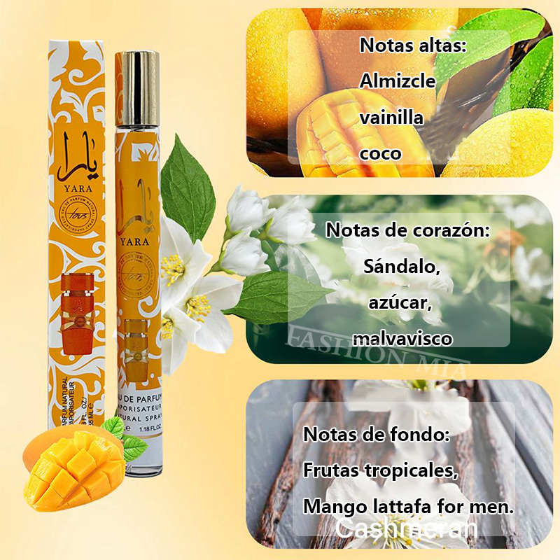 Perfumes Yara De 35ml, fragancia duradera De marca De lujo para hombres y mujeres, Perfume Floral en aerosol, Perfume portátil De Colonia, 2 uds.