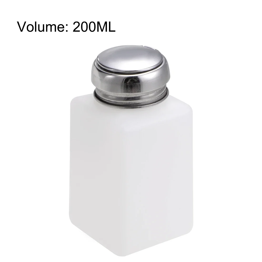 200ML 휴대용 프레스 빈 리필 용 병 액체 알코올 펌프 UV 젤 매니큐어 클리너 아세톤 워터 리무버 디스펜서