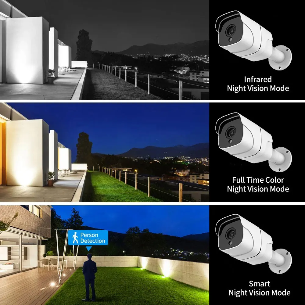 Tuya 5G Wifi cámara IP bala al aire libre 5MP cámara de seguridad para el hogar detección de movimiento 1080P HD Color visión nocturna Audio vigilancia