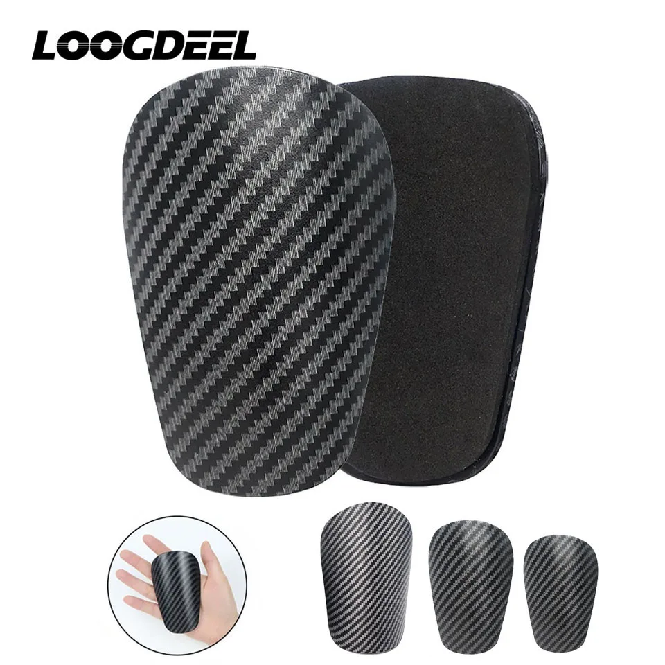 Loogdeel Mini espinilleras de fútbol, espinilleras de fútbol Extra Mini, espinilleras para niños, jóvenes y adultos, equipo de protección, espinilleras