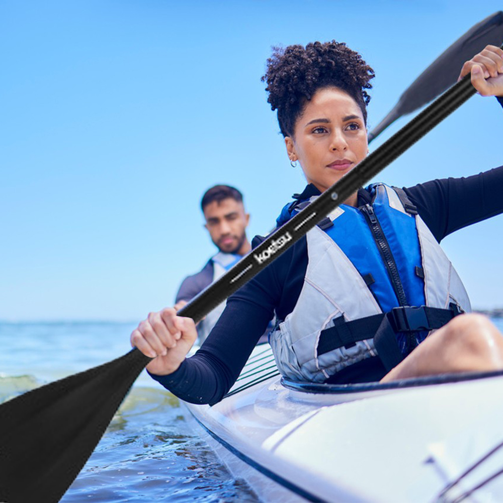 Pagaie SUP réglable en alliage d'aluminium, planche à pagaie rétractable Portable, pagaies simples et à Double extrémité