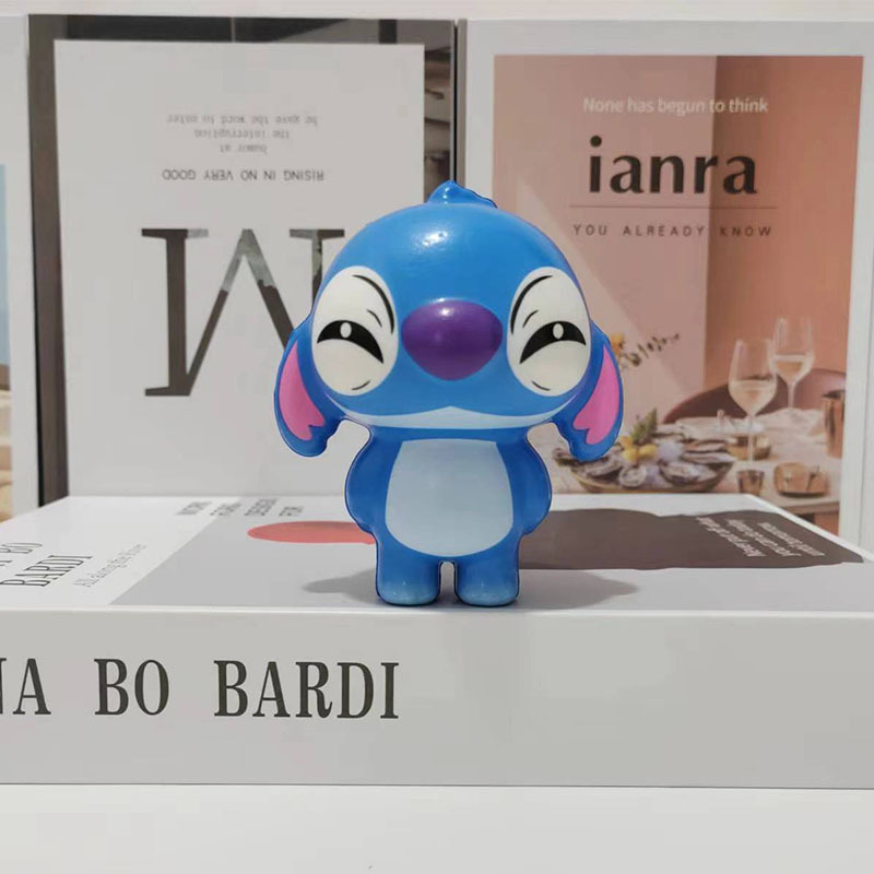 Lindo Lilo Stitch juguete de descompresión modelo de punto descompresión suave muñeca de rebote lento figura de dibujos animados juguete regalo curativo