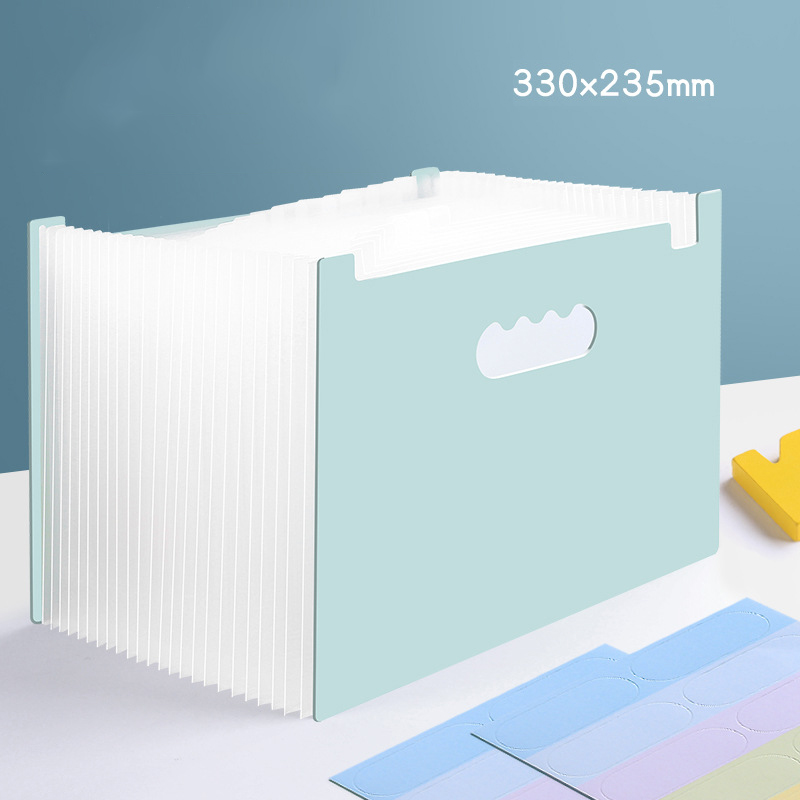 A4 College Folders Document Filing Financial Cards Holder School Invoices Money Saving Storage Organizer With Label Index Label
