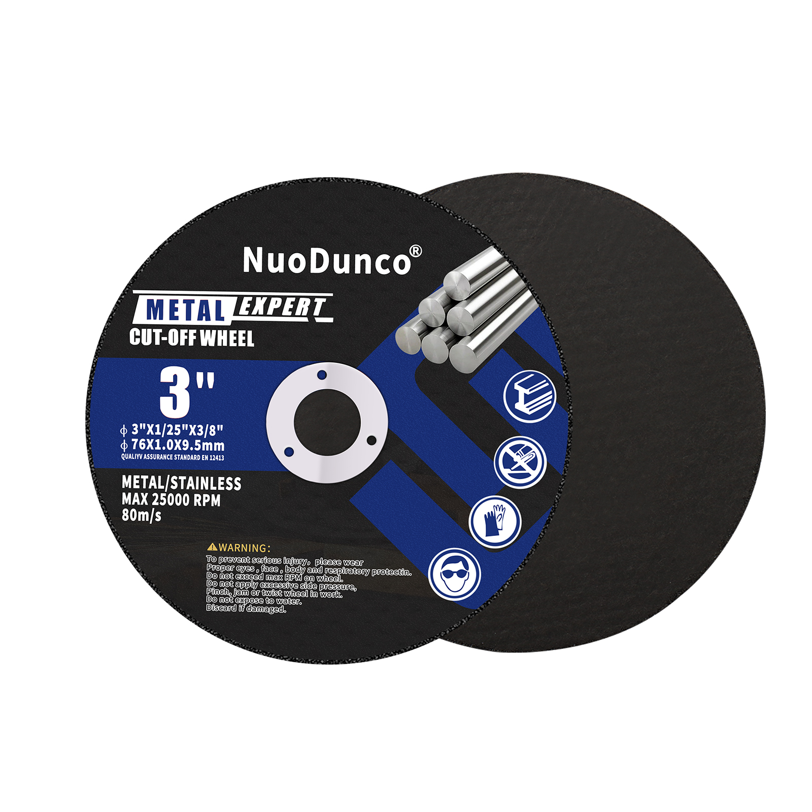 Nuevo disco de corte de resina de 3 pulgadas y 75mm, discos de molienda de rueda cortada de Metal Dremal para amoladora angular, accesorios de herramientas de rotación, 2-100 Uds.