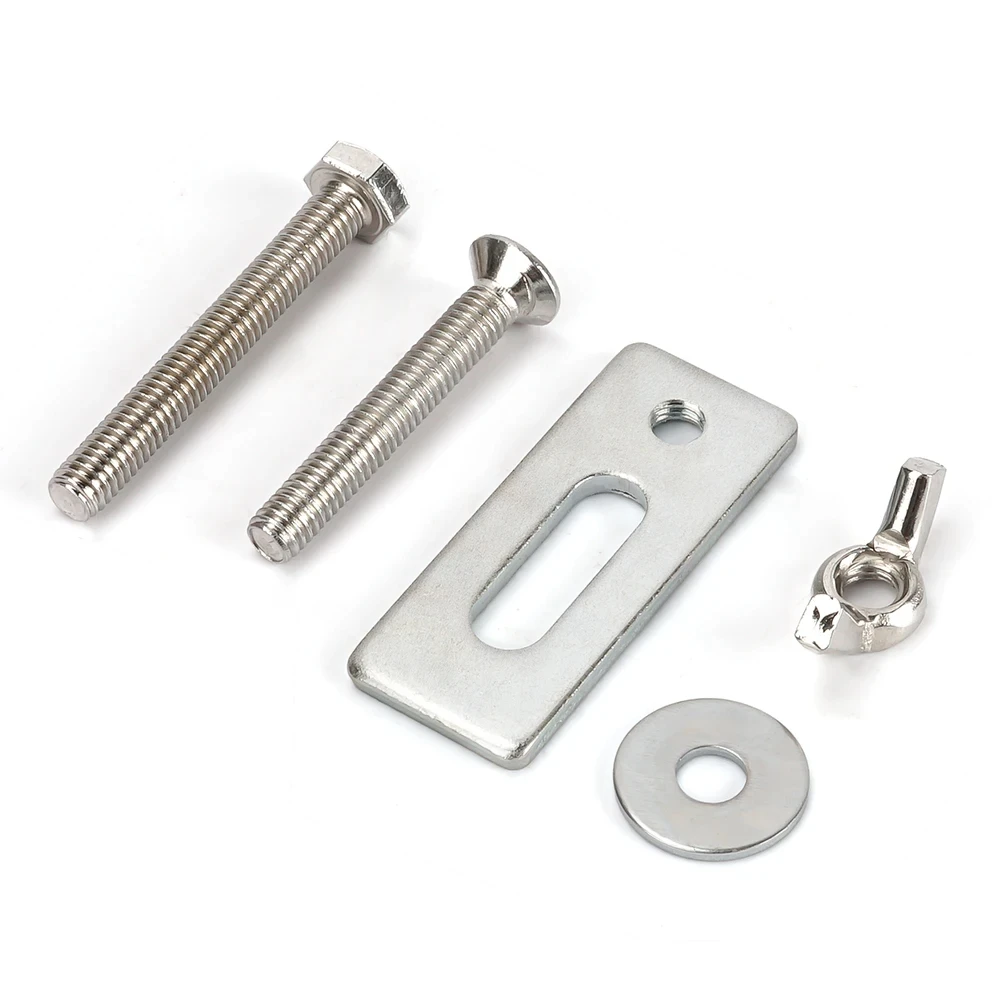 4 ชิ้น T-Track ค้างไว้ Clamp Kit กดแผ่นสําหรับตารางเลื่อยแกะสลักใช้งานร่วมกับ 3018 Series เครื่อง CNC Router