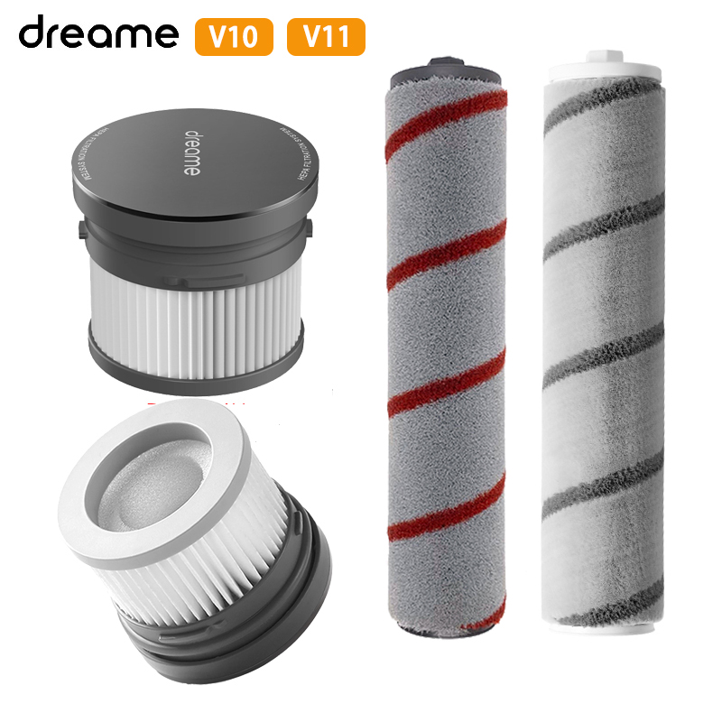 Para Dreame V9 V10 XR V11 V12pro kits de repuestos de aspiradora de mano filtro HEPA cepillo de rodillo cepillo de pelusa suave principal