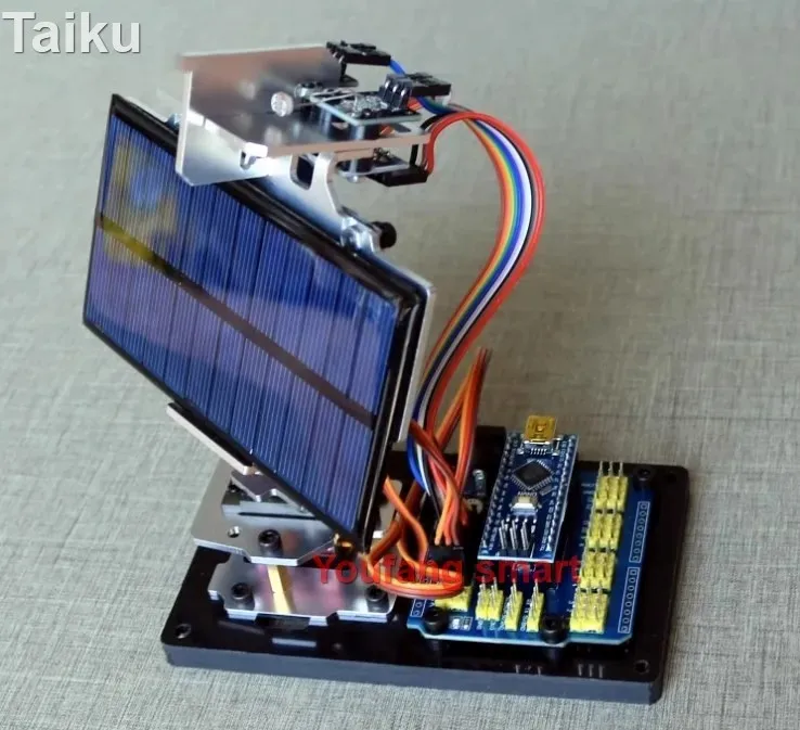 For Arduino DIY Kit Smart Solar Tracking Equipment Power Generation Maker Programmable Project Small Production Tracking Radar
