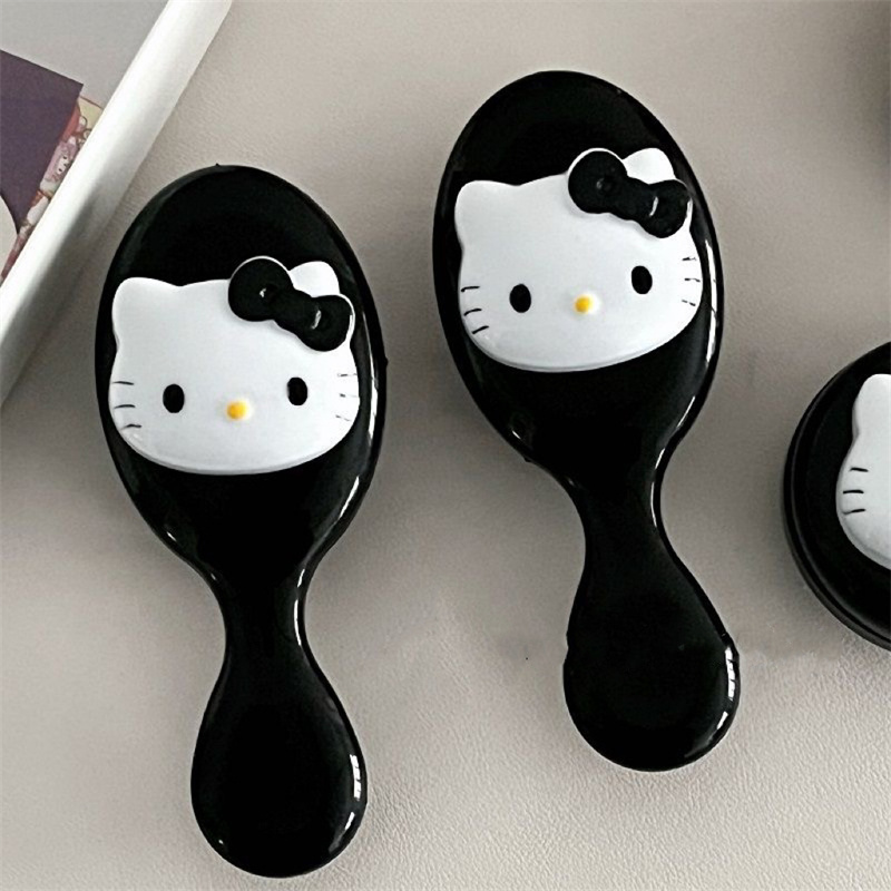 Kawaii Hello Kitty Luchtkussen Kam Anime Sanrio Cartoon Kitty Kat Pop Meisje Hart Leuke Draagbare Kam Cadeau Voor Meisje Styling Tool