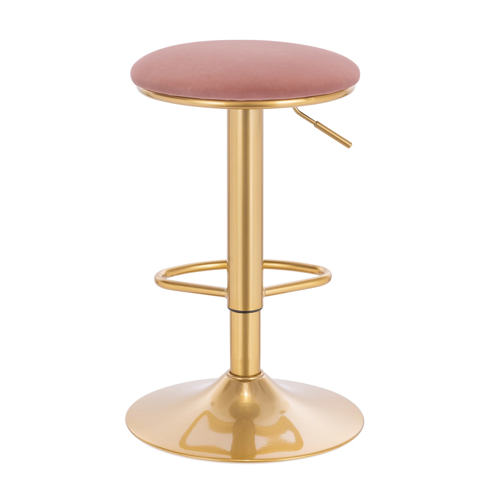 WOLTU 2 sgabelli da bar ergonomici con poggiapiedi 360 °   Sgabello da pranzo girevole Sgabello da bancone regolabile in altezza per cucina bistrot bar