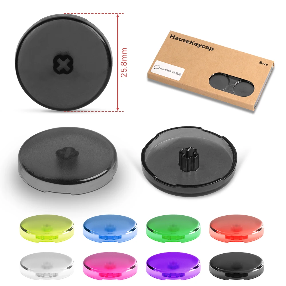 Haute42 Hitbox Cross Keycaps For Leverless Arcade Controller Hitbox Button Caps 25.8mm Low Profile Keycaps DIY For Kailh Switch
