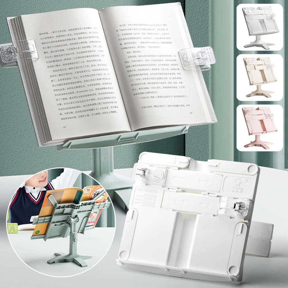 Lettura di libreria regolabile Atterraggio di sollevamento rotabile Lettura Supporto Libro portatile Shelf Multifunzionali Documi per casa