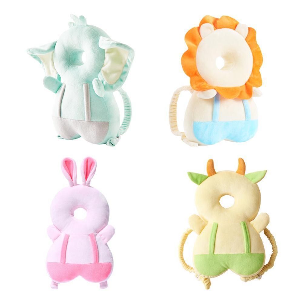 Cotton Baby Head Protection Cushion Reduce Fall Shock Soft Toddlers Backpack Pillow Adjust Strap Safety Back Cushion Toddlers