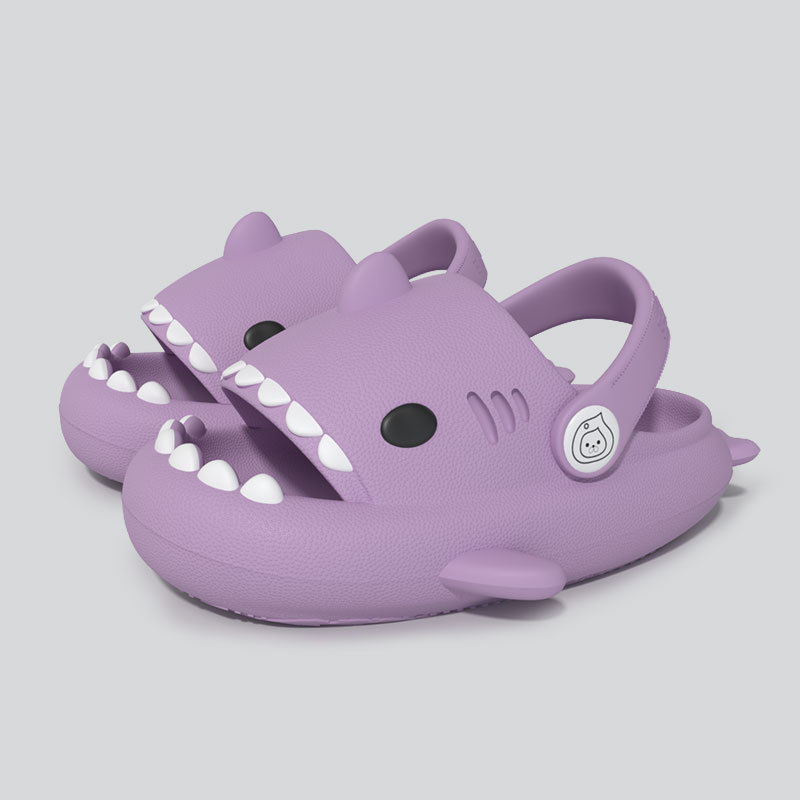 Perforierte Outdoor-Schuhe für Kinder, Sommerhaus, rutschfeste Sandalen mit dicken Sohlen, niedliche Cartoon-Kinderhausschuhe mit weichen Sohlen