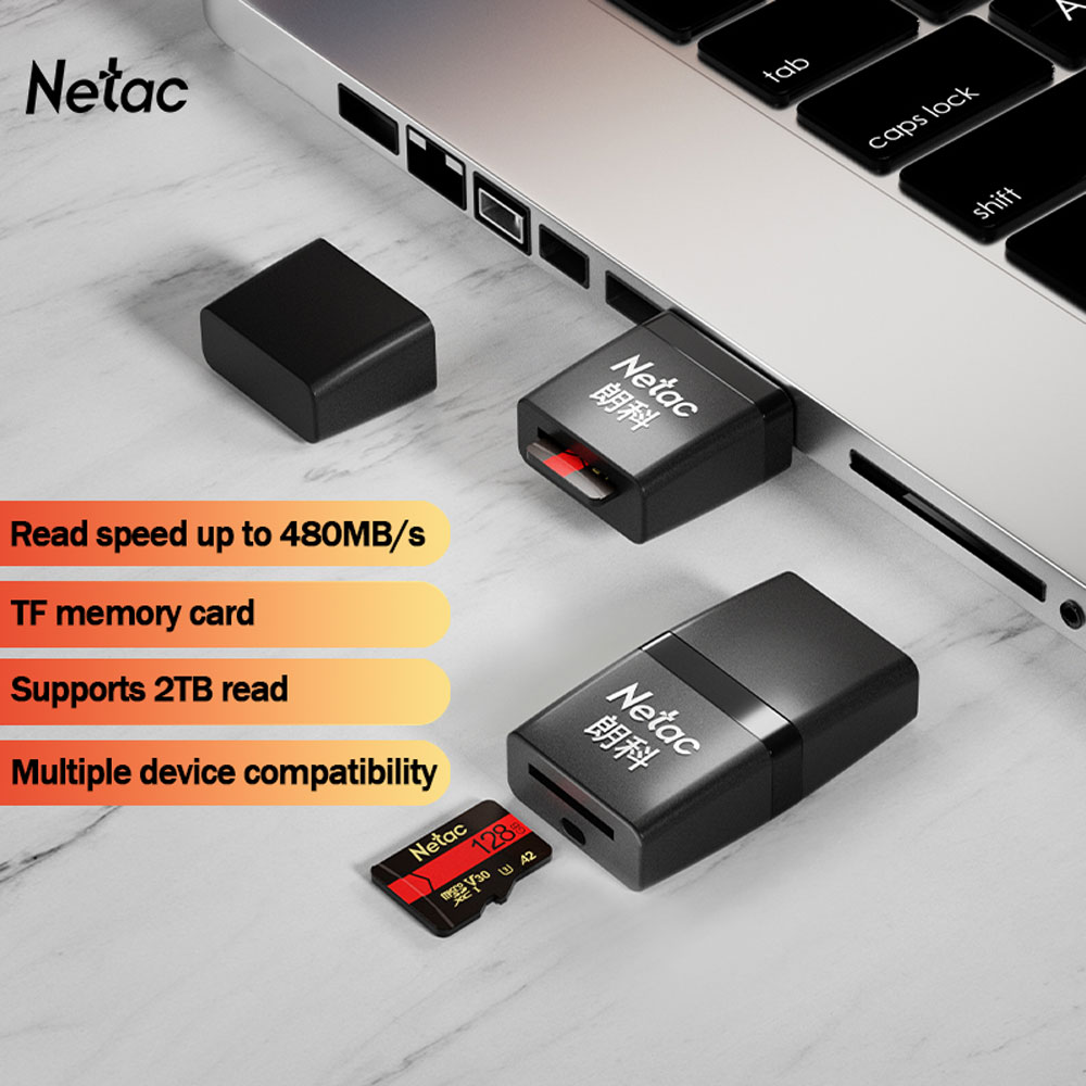 Netac WK11 USB 2.0 Mini-Kartenleser, TF-Karte, speziell für hohe Geschwindigkeit, geeignet für die Tachographen-Computerüberwachungs-Speicherkarte