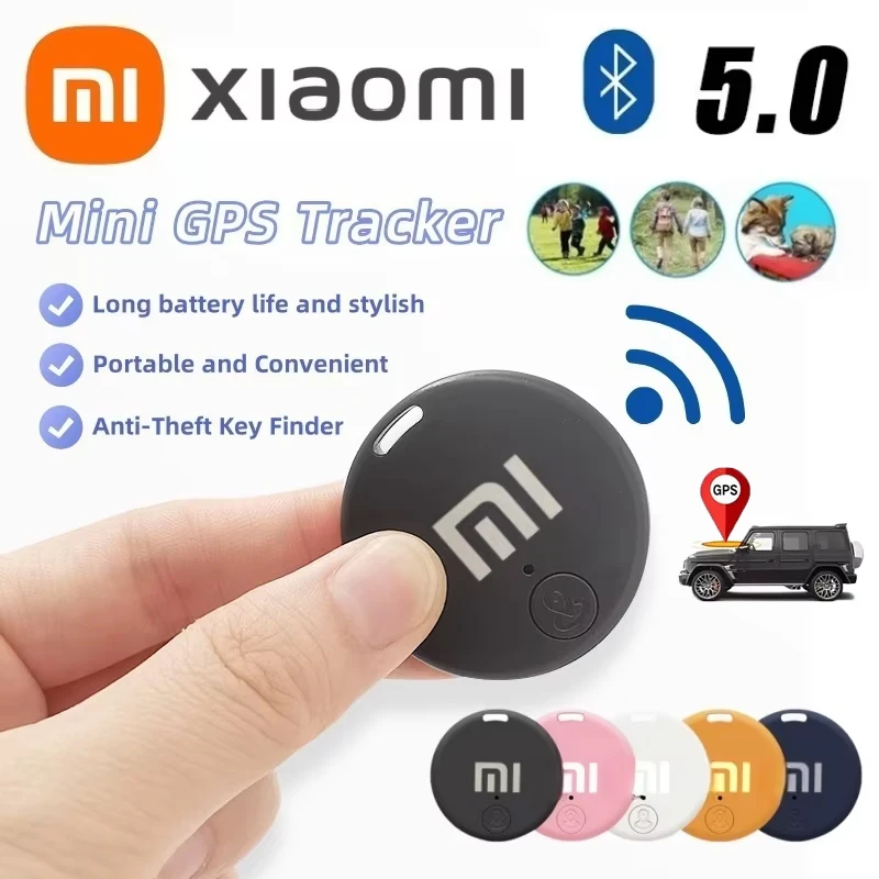 Мини GPS-трекер Xiaomi Bluetooth 5,0, GPS-устройство с защитой от потери, автомобильное отслеживание для IOS Android, умный локатор, аксессуар 2025