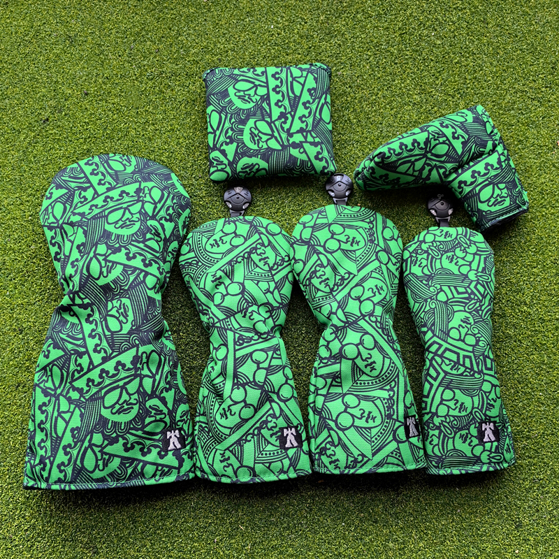 Kings and queens Golf Club, cubiertas de cabeza de madera, conductor Fairway, cubierta de maderas, Putter, cubierta de cabeza, tela de nailon, n. ° 1, n. ° 3, N. ° 5