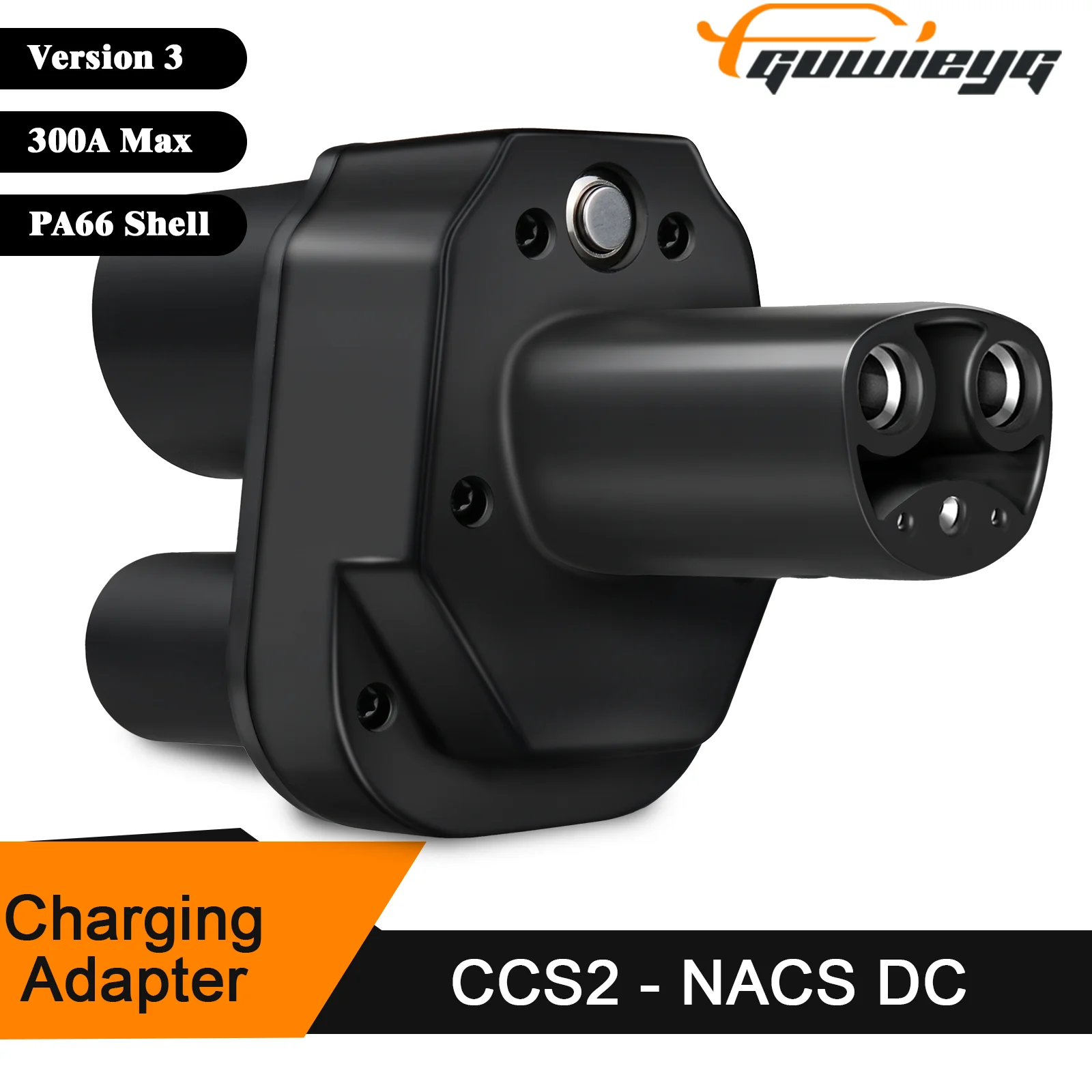 GUWIEYG CCS2 do Tesla EV Adapter ładowania 300A CCS2 Combo do konwertera Tesla do ładowarki samochodowej CCS2 Tesla Adapterr