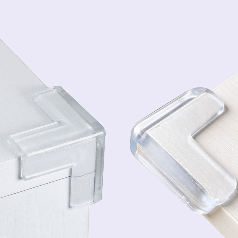 10 pçs transparente pvc material ecológico bebê ângulo de colisão protetor de segurança proteção de segurança do bebê