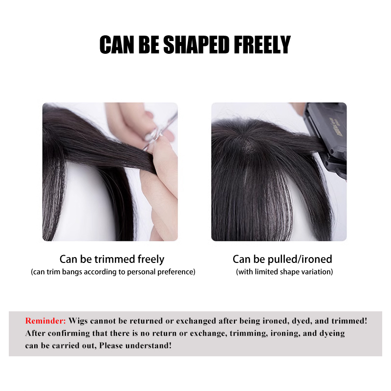 女性のための前髪のある人間の髪の毛のエクステンション,スイスのレースのピース,ヘアトッパーのクリップ,人間の髪の毛100%,寸法13x12cm, 25cm,p27 613